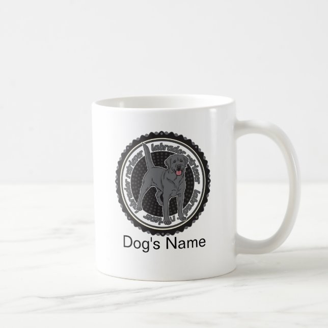 Mug Retriqueur Labrador Chien Personnalisé Avec Nom (Droite)