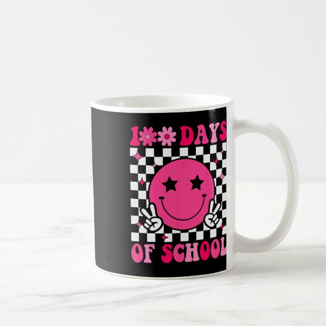 Mug Rétro 100 Jours D'Enseignants Pour Enfants 100E Jo (Droite)