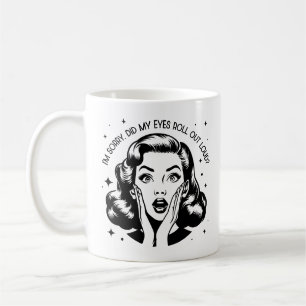 Mug Retro 1950 Glam Girl Drôle Citation sarcastique