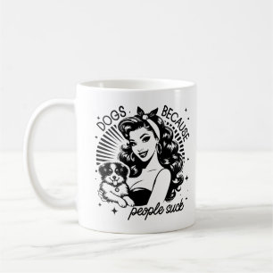 Mug Retro 1950 Glam Girl Drôle Citation sarcastique