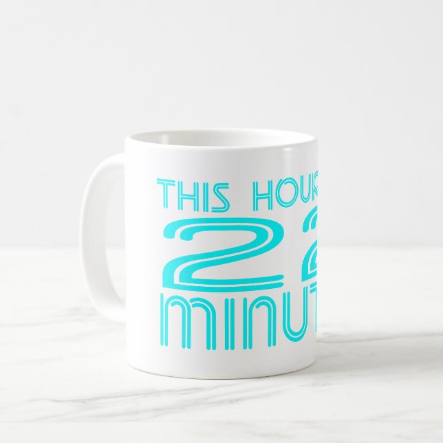Mug Rétro - 22 minutes (Devant gauche)