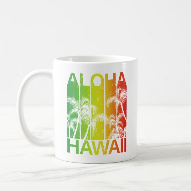 Mug Retro Aloha Hawaii (Gauche)