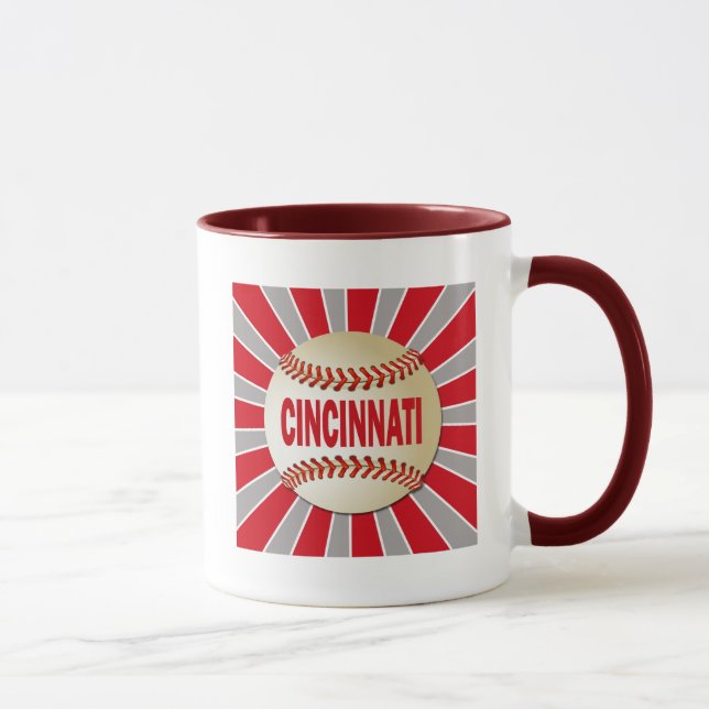 MUG RÉTRO BASE-BALL DE CINCINNATI (Droite)