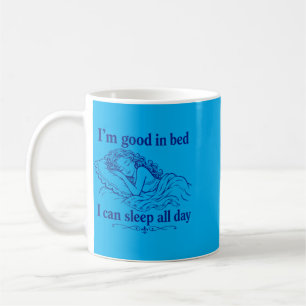 Mug Retro Bien Au Lit Peut Dormir Jour Drôle De Sommei