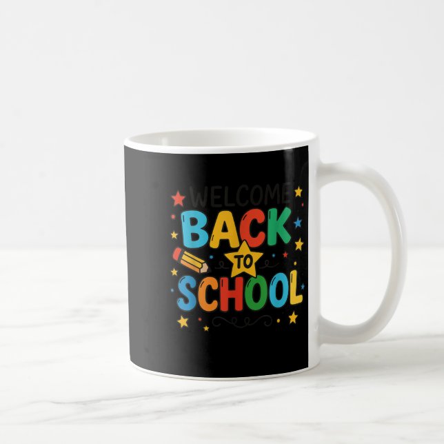 Mug Retro Bienvenue À L'École Appréciation Des Enseign (Droite)