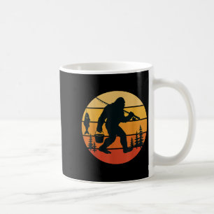 Mug Retro Bigfoot Sasquatch Pêche Drôle Cadeaux Papa M