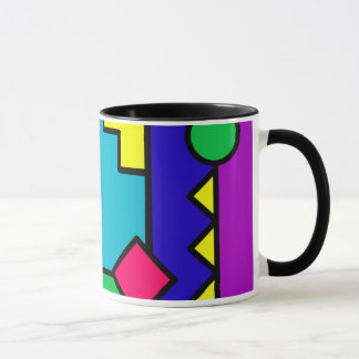 Mug Rétro bloc de la couleur 80s
