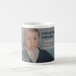 Mug Rétro bruissement vintage après consommation de 