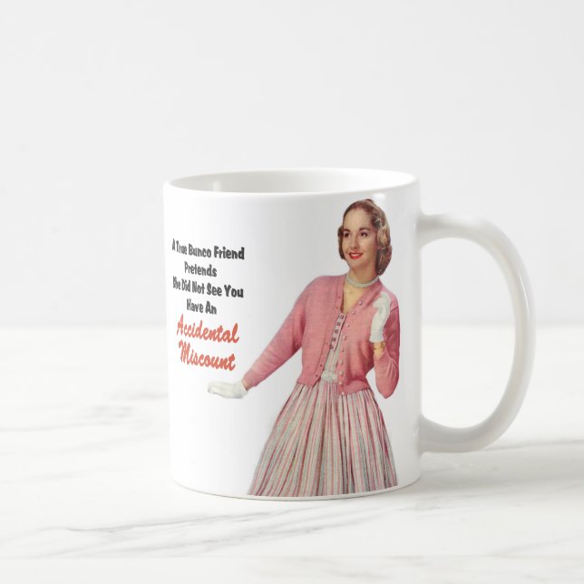 Mug Rétro Bunco vintage drôle (Droite)