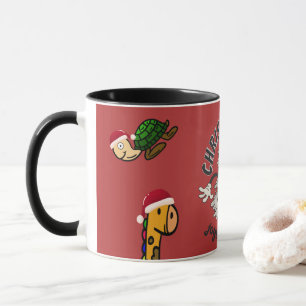 Mug Retro Cartoon Noël Joyeuse saison
