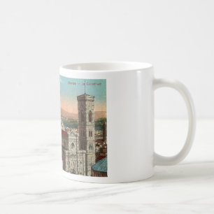 Mug Rétro cathédrale vintage de Florence Italie Italie