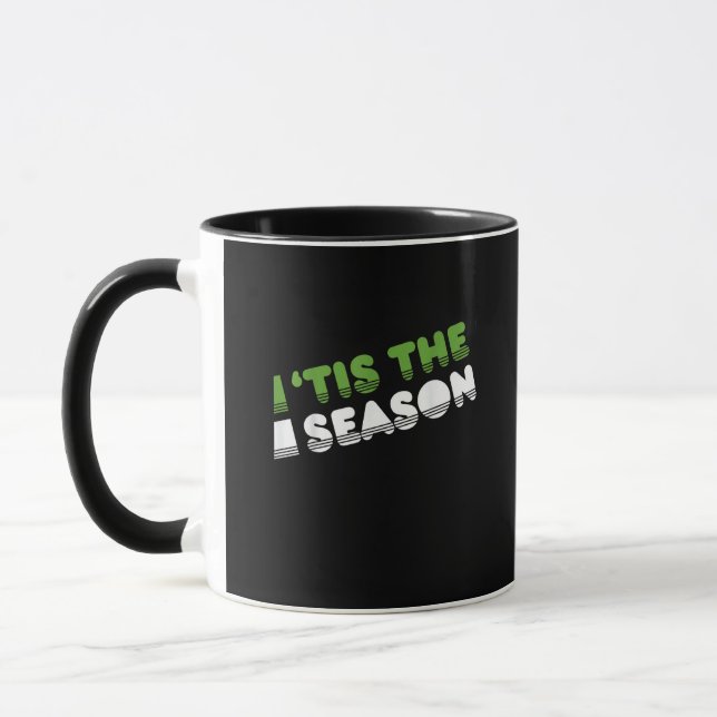 Mug Retro C'Est La Saison Noël (Gauche)