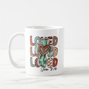 Mug Retro Christian Cross Aimé Jean 3:16
