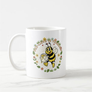 Mug Rétro Croire En Soi Abeille À Miel Vintage