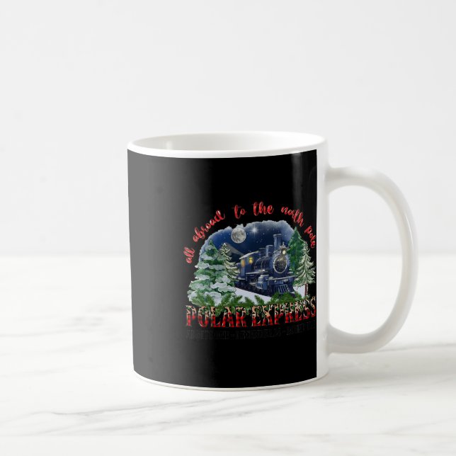 Mug Retro Croire Train Pôle Nord Express Polaire Tout  (Droite)