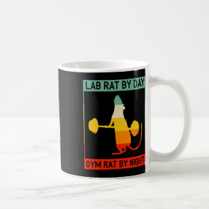 Mug Rétro Culturisme Rat De Laboratoire Le Jour Rat De