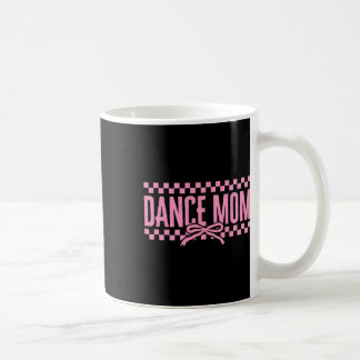 Mug Retro Danse Maman Coquette Bow À damiers Danse Mam