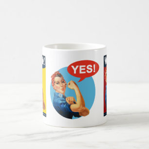 Mug Rétro de femme de l'indépendance écossaise tass