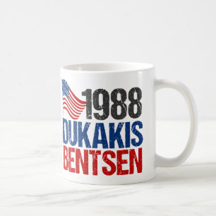 Mug Rétro élection 1988 de Dukakis Bentsen