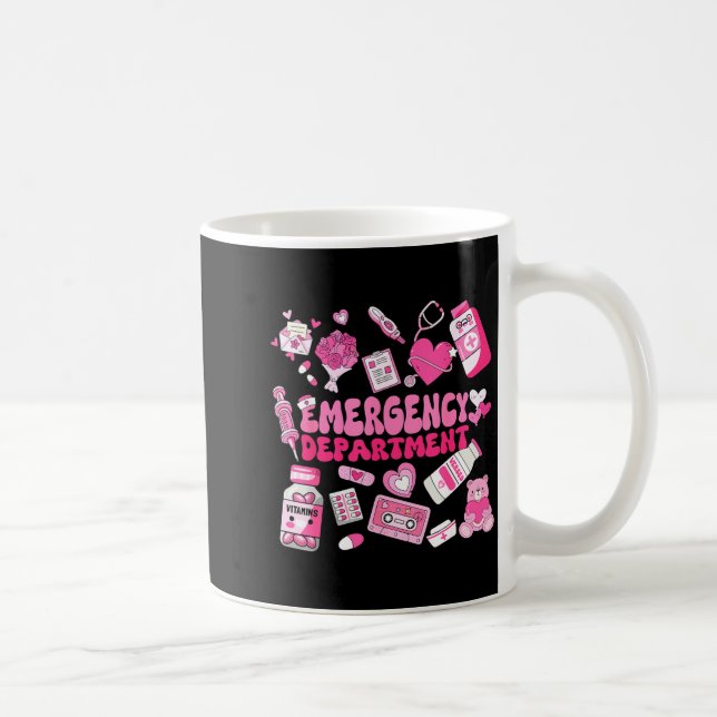Mug Retro Emergency Department Nk Valentine Er Nurse W (Droite)
