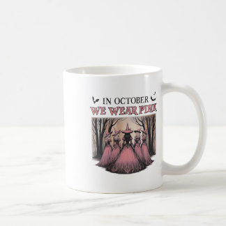 Mug Retro En Octobre Nous Portons Le Cancer Du Sein De