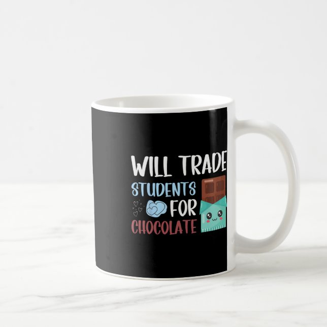 Mug Retro Enseignant Valentine Va Échanger Des Étudian (Droite)