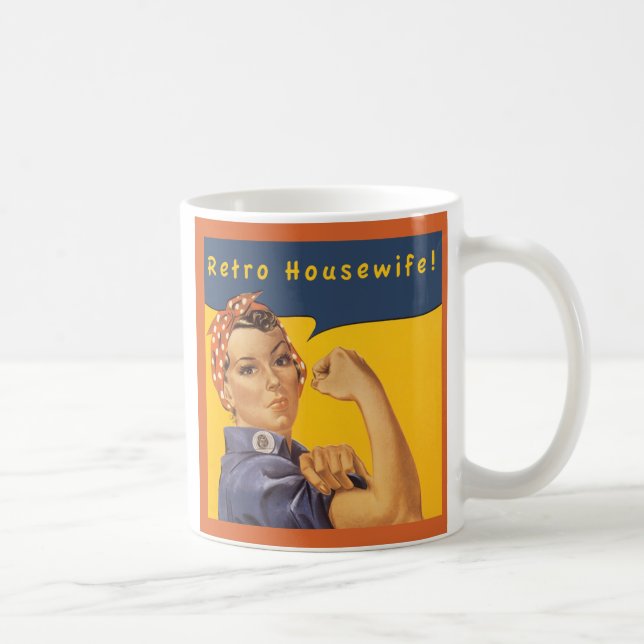 Mug Rétro femme au foyer ! (Droite)