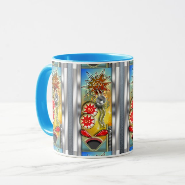 Mug Rétro flipper drôle (Devant gauche)