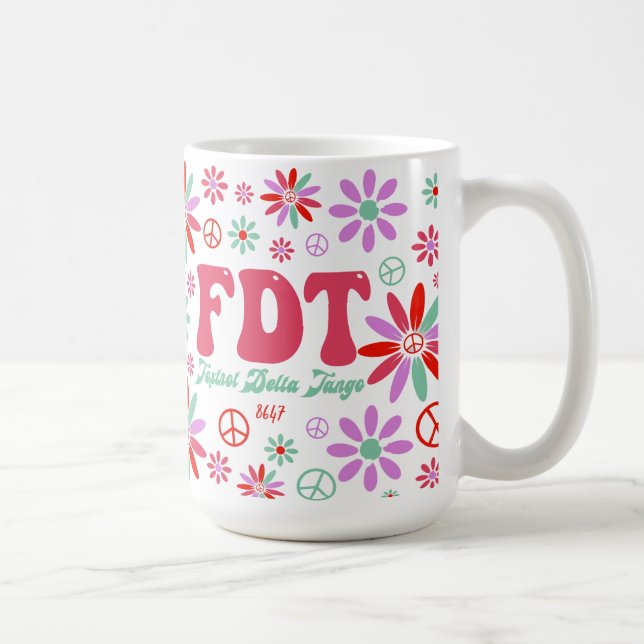 Mug Retro Foxtrot Delta Tango (Droite)