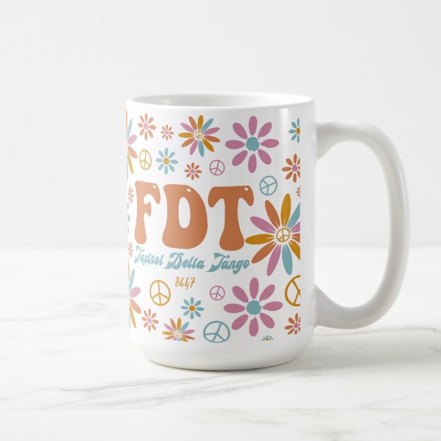Mug Retro Foxtrot Delta Tango (Droite)