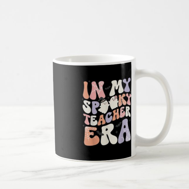 Mug Retro Funny Enseignant Halloween mignonne Dans Mon (Droite)
