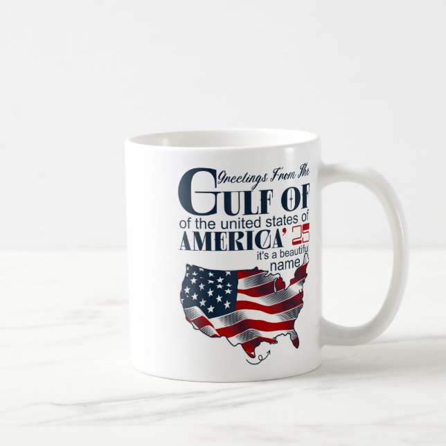 Mug Retro Golfe De L'Usa Amérique Funny Golfe Du Mexiq (Droite)