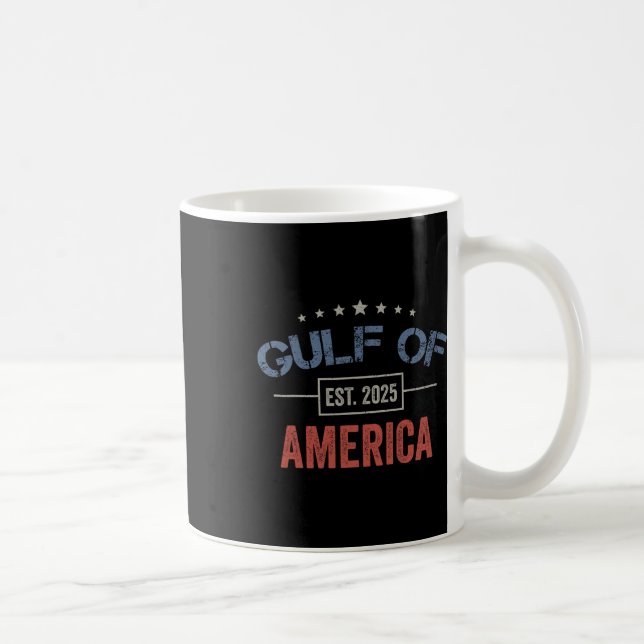 Mug Retro Golfe De Usa Amérique Est 2025 Golfe Mexique (Droite)