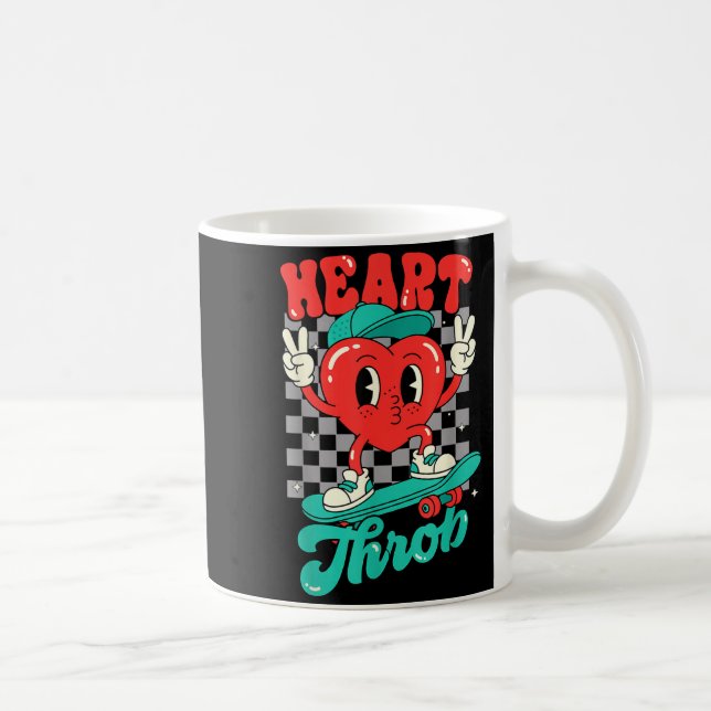 Mug Retro Groovy Coup de Foudre Saint-Valentin Tout-Pe (Droite)