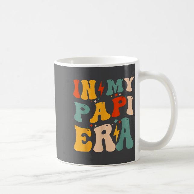 Mug Retro Groovy In My Pa Era Funny Father's Day Mens  (Droite)