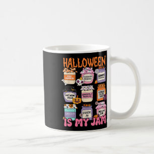Mug Retro Halloween est ma confiture saison Éffrayante