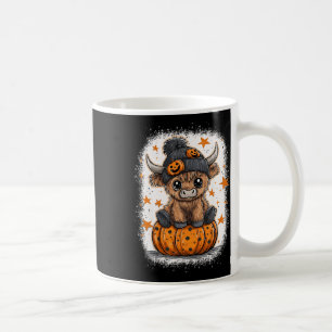 Mug Retro Halloween Vache Citrouille Automne Vache Tha
