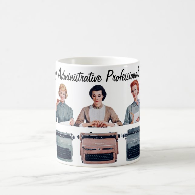 Mug Retro Happy Administrative Professionals Day  (Centre)
