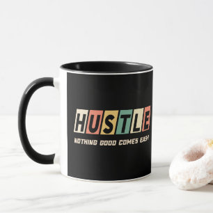 Mug Retro Hustle Nothing Good Comprend Facile