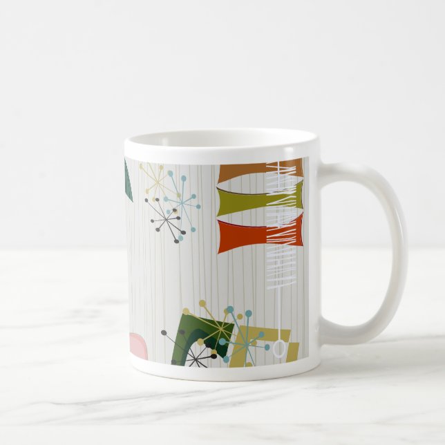 Mug Rétro inspiré de l'ère Eames atomique (Droite)