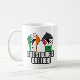 Mug Rétro Irlande Palestine Solidarité Première révolu