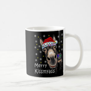 Mug Rétro Joyeux Noël Lumière Joyeux Bisous Funny 