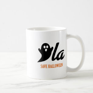 Mug Retro Kamala Harris Halloween Comma La Ghost Pumpk