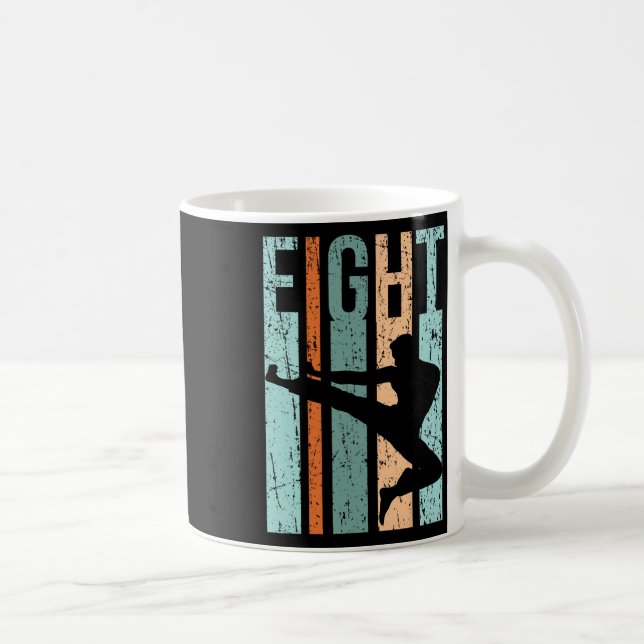 Mug Retro Karate 8e anniversaire 8 Judo Men Kung Fu Ki (Droite)