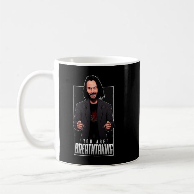 Mug Retro Keanu Art Reeves Awome Pour Le Ventilateur D (Gauche)