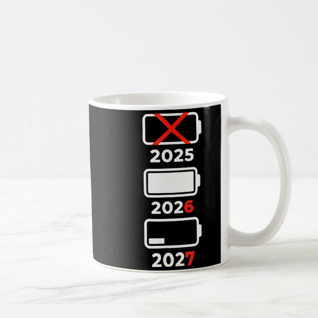 Mug Retro Kids Funny Happy New Year 2026 2027 67 Meme  (Droite)