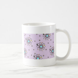 Mug Retro les années 50 Atomic Print Lavender Vêtement