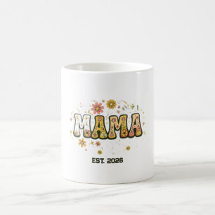 Mug Retro Mama Fleur Cup - Vintage Années 70 Groovy
