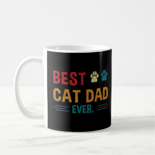 Mug Retro Meilleur Chat Papa Jamais Chat Vintage Chat