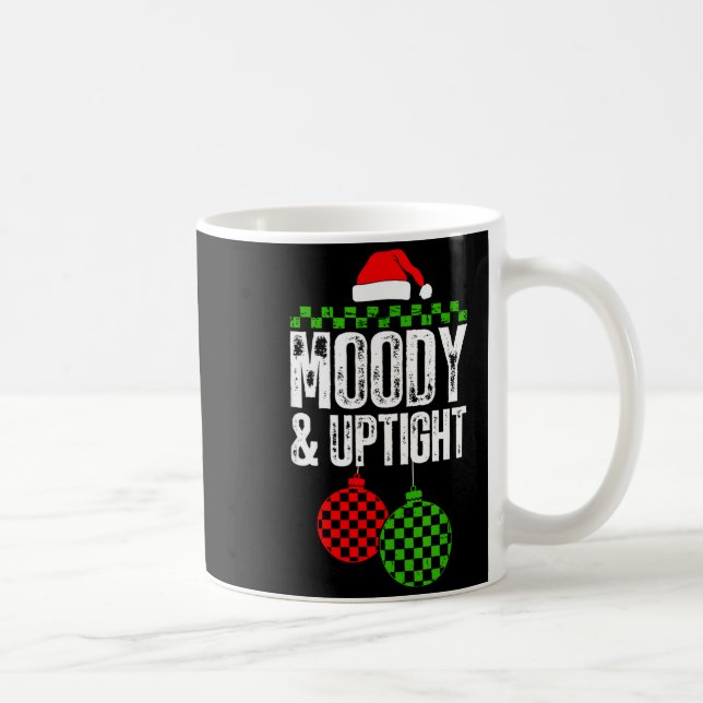 Mug Retro Merry And Bright Moody And Uptight Couples C (Droite)